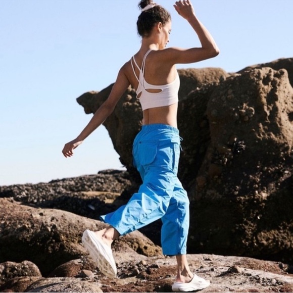 FP MOVEMENT by FREE PEOPLE Fly by Night Pant in Riviera Blue - Picture 2 of 11